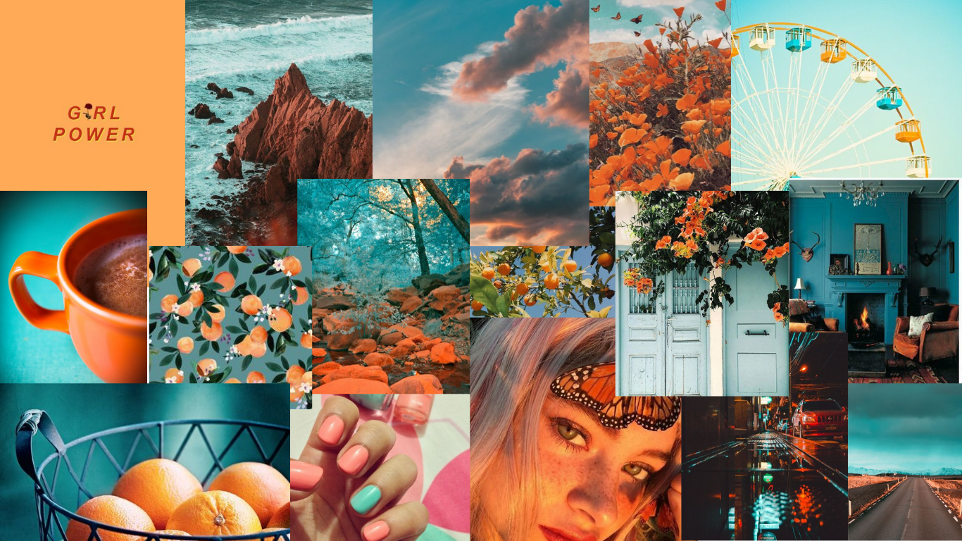 Orange Collage Wallpapers