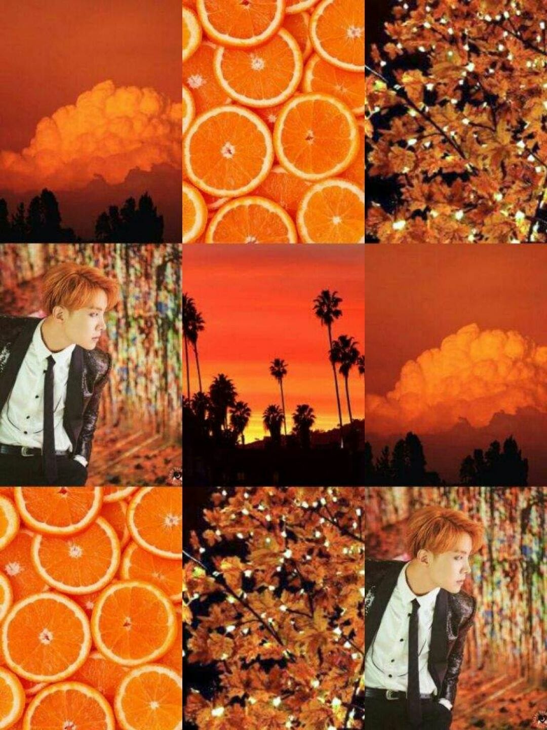 Orange Collage Wallpapers