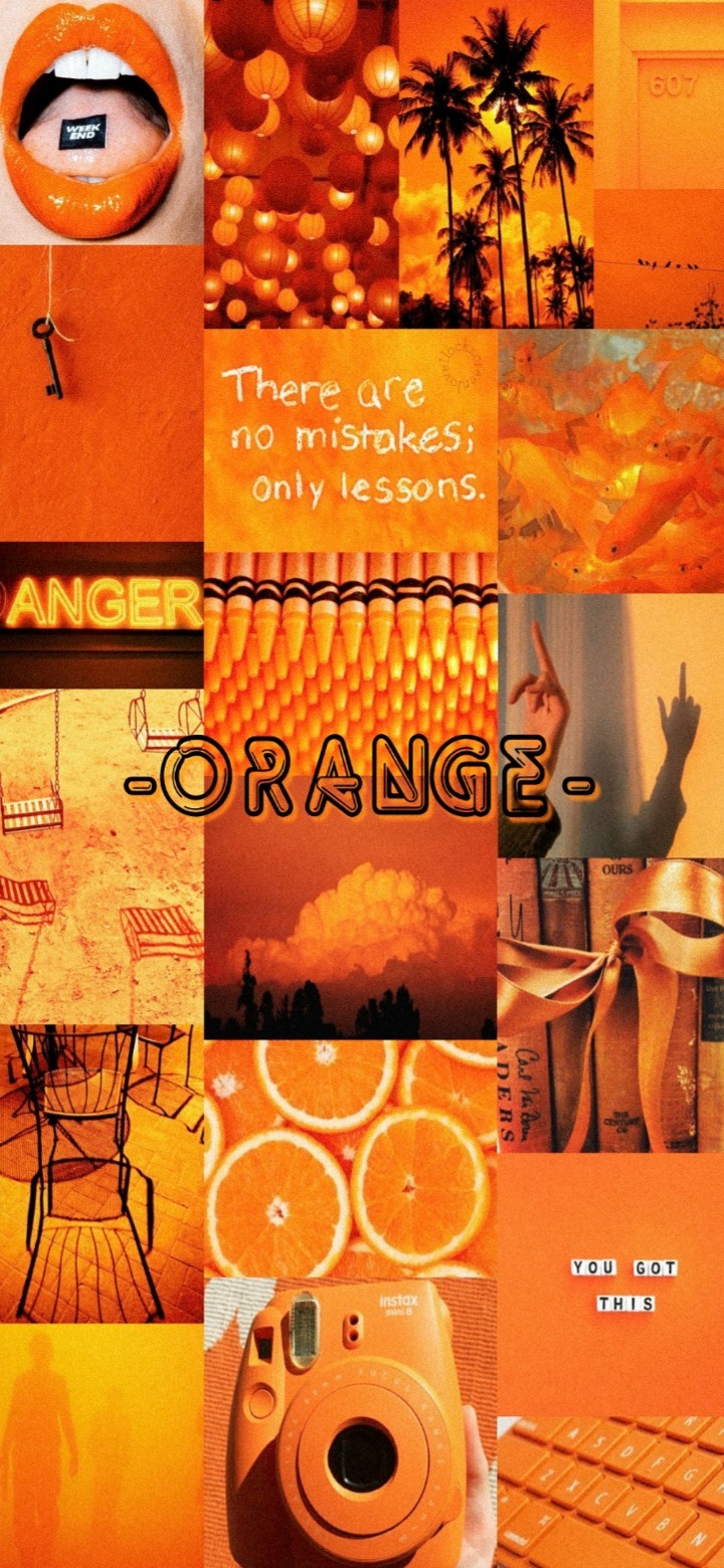 Orange Collage Wallpapers