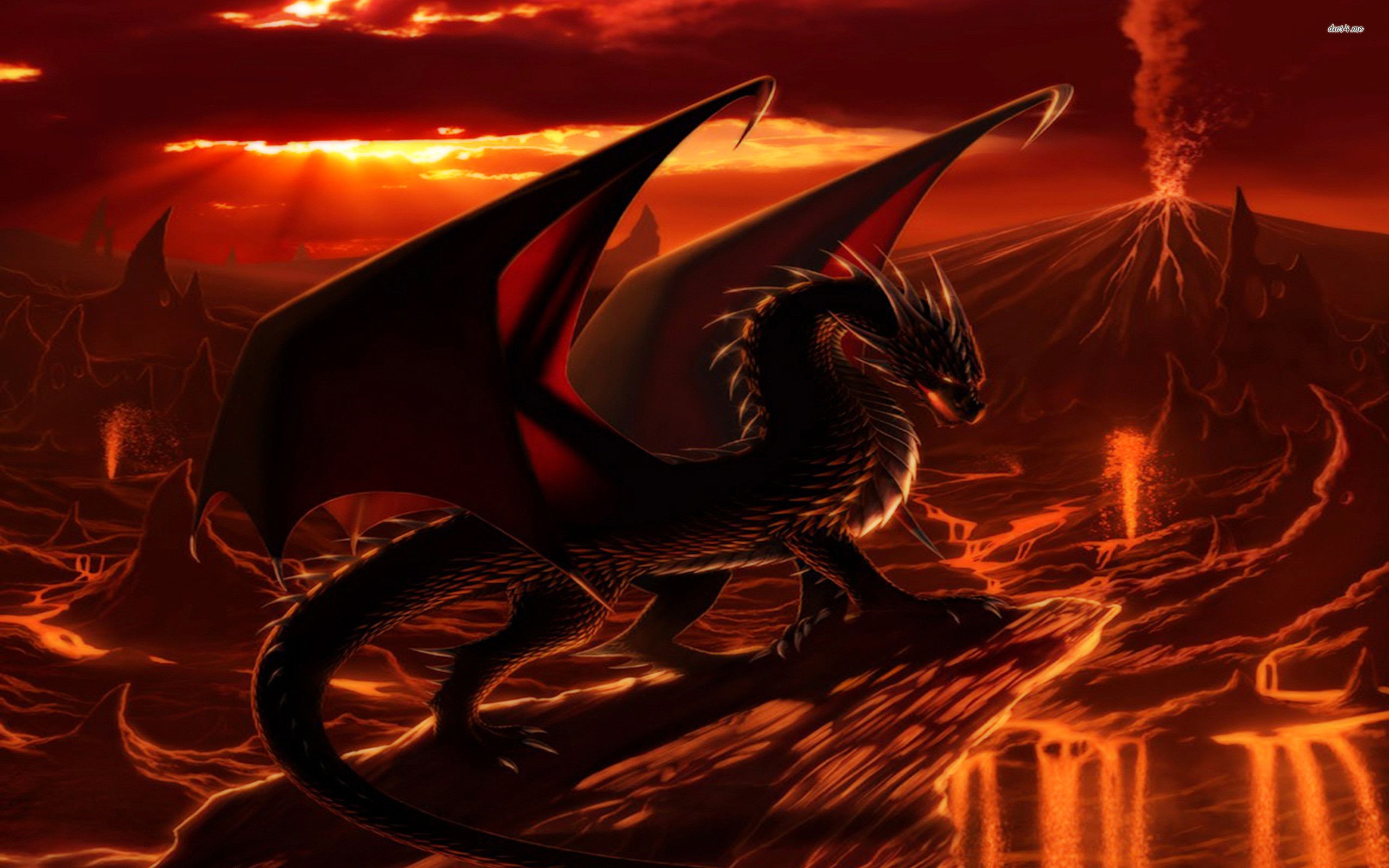 Orange Dragon Wallpapers