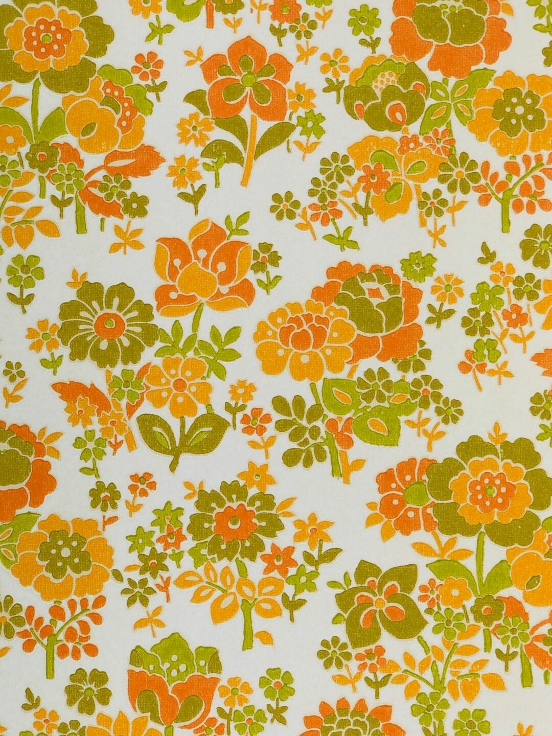 Orange Floral Wallpapers