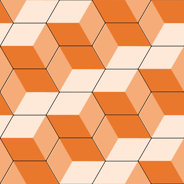 Orange Geometric Wallpapers