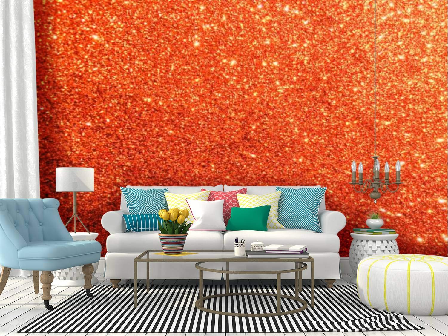 Orange Glitter Wallpapers