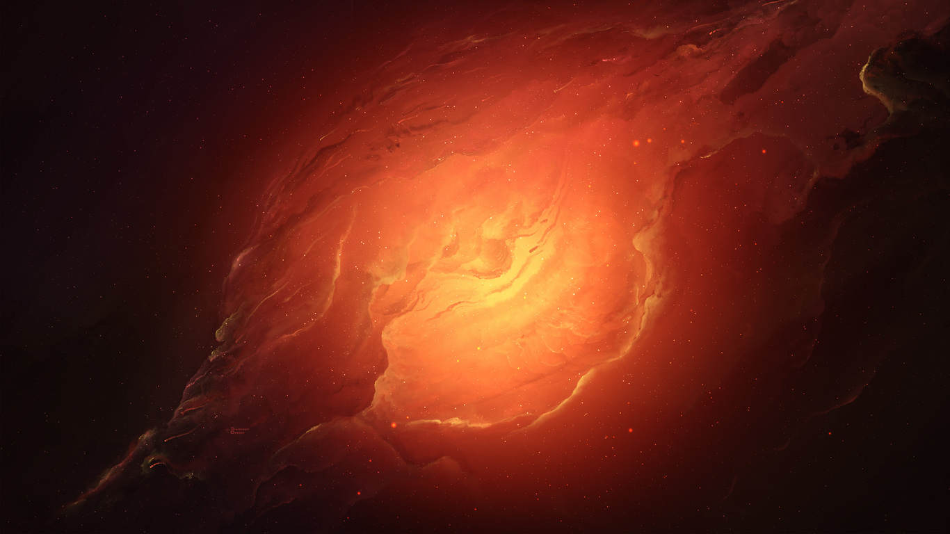 Orange Nebula Wallpapers