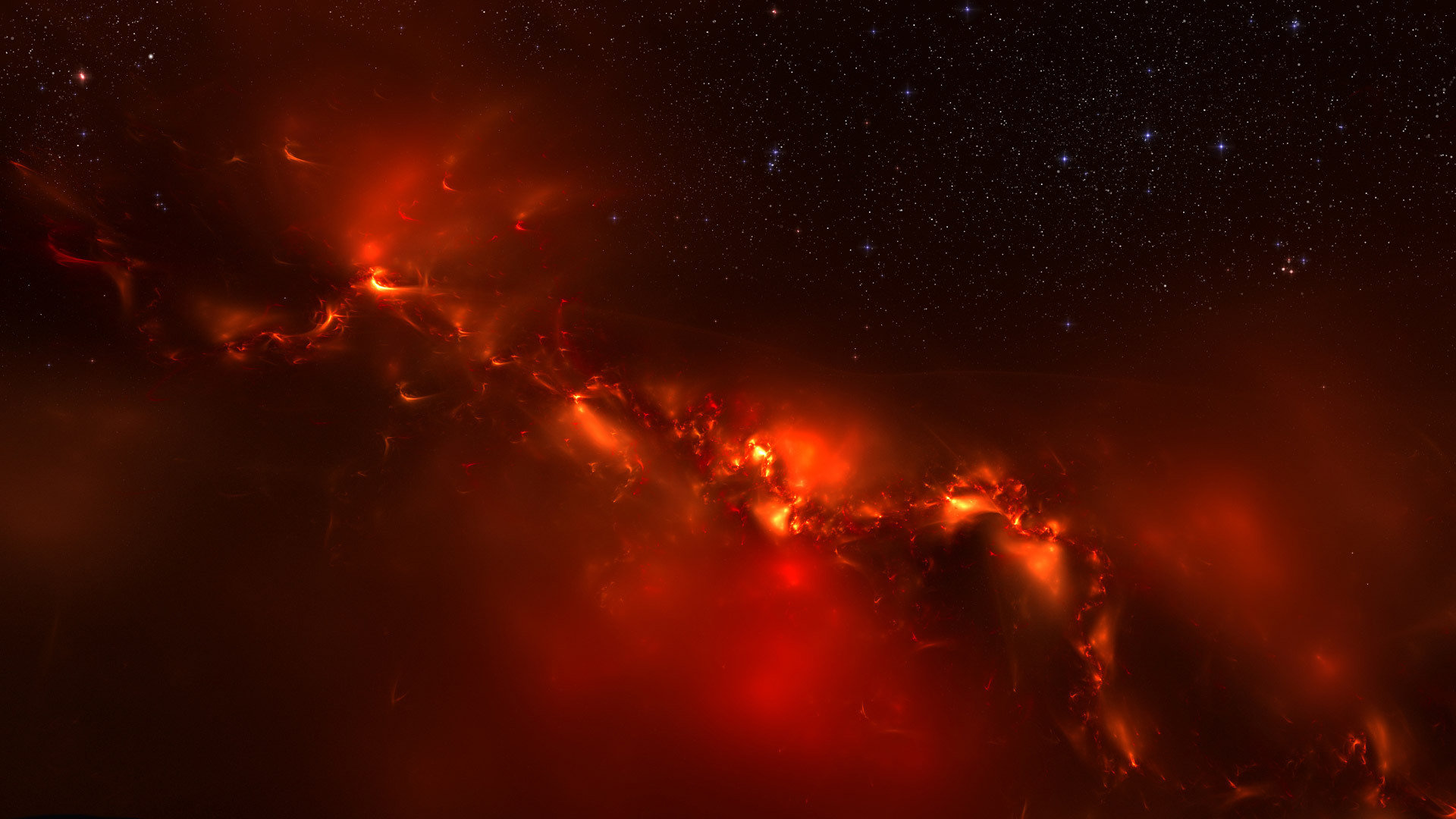 Orange Nebula Wallpapers