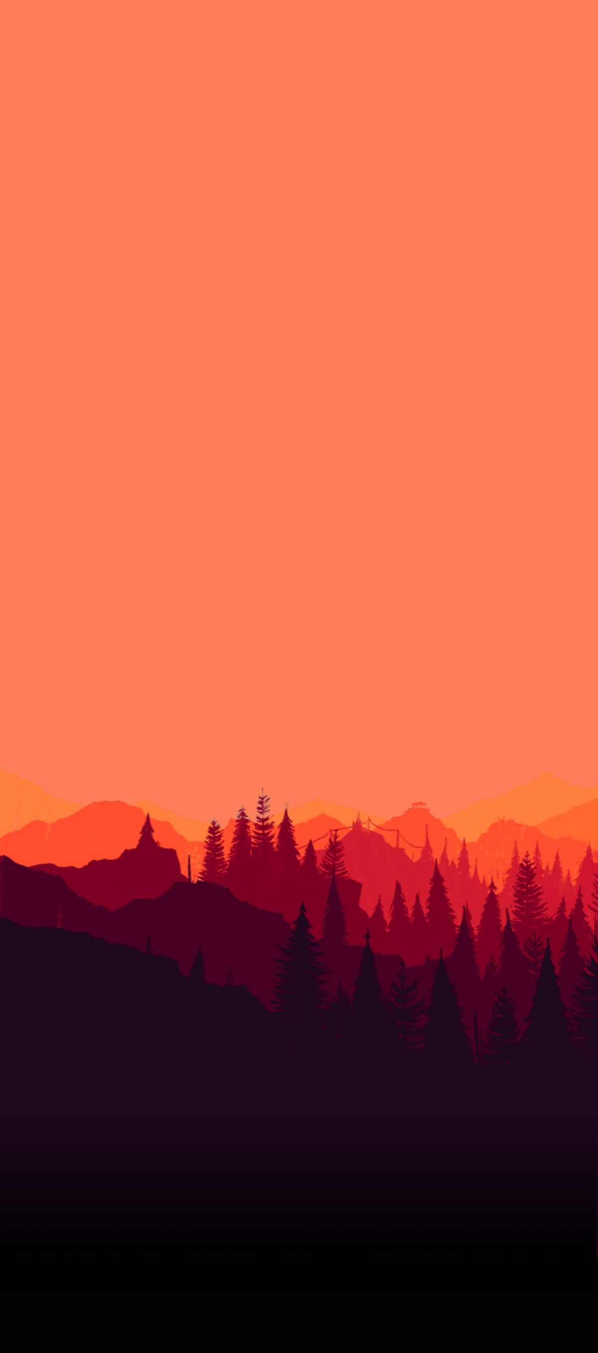 Orange Scenery Wallpapers