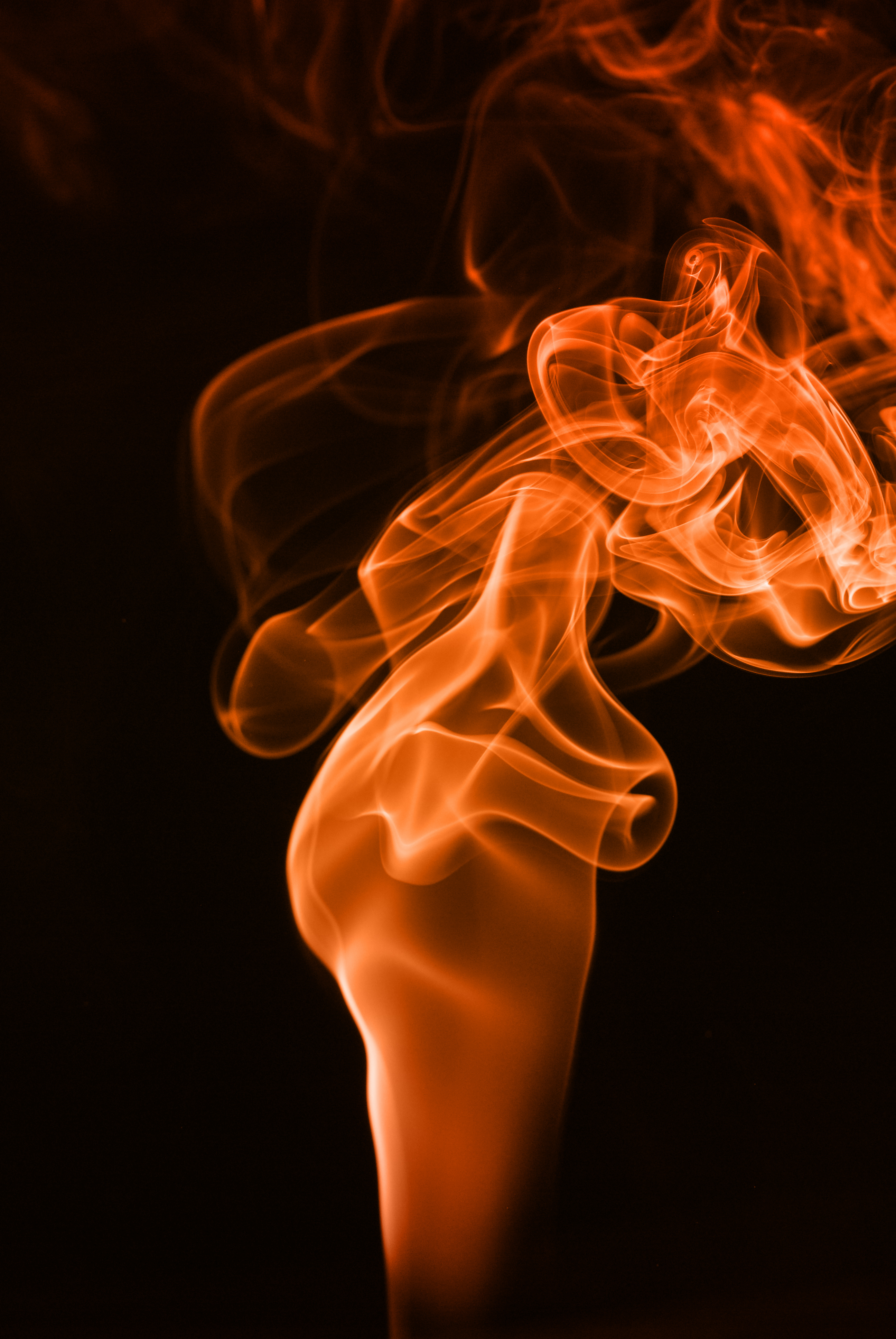 Orange Smoke Wallpapers