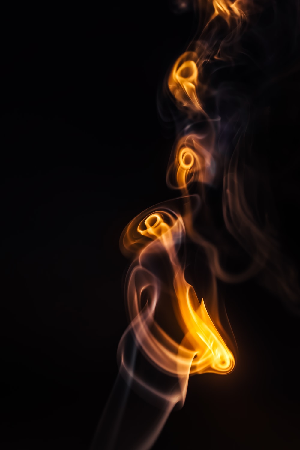 Orange Smoke Wallpapers