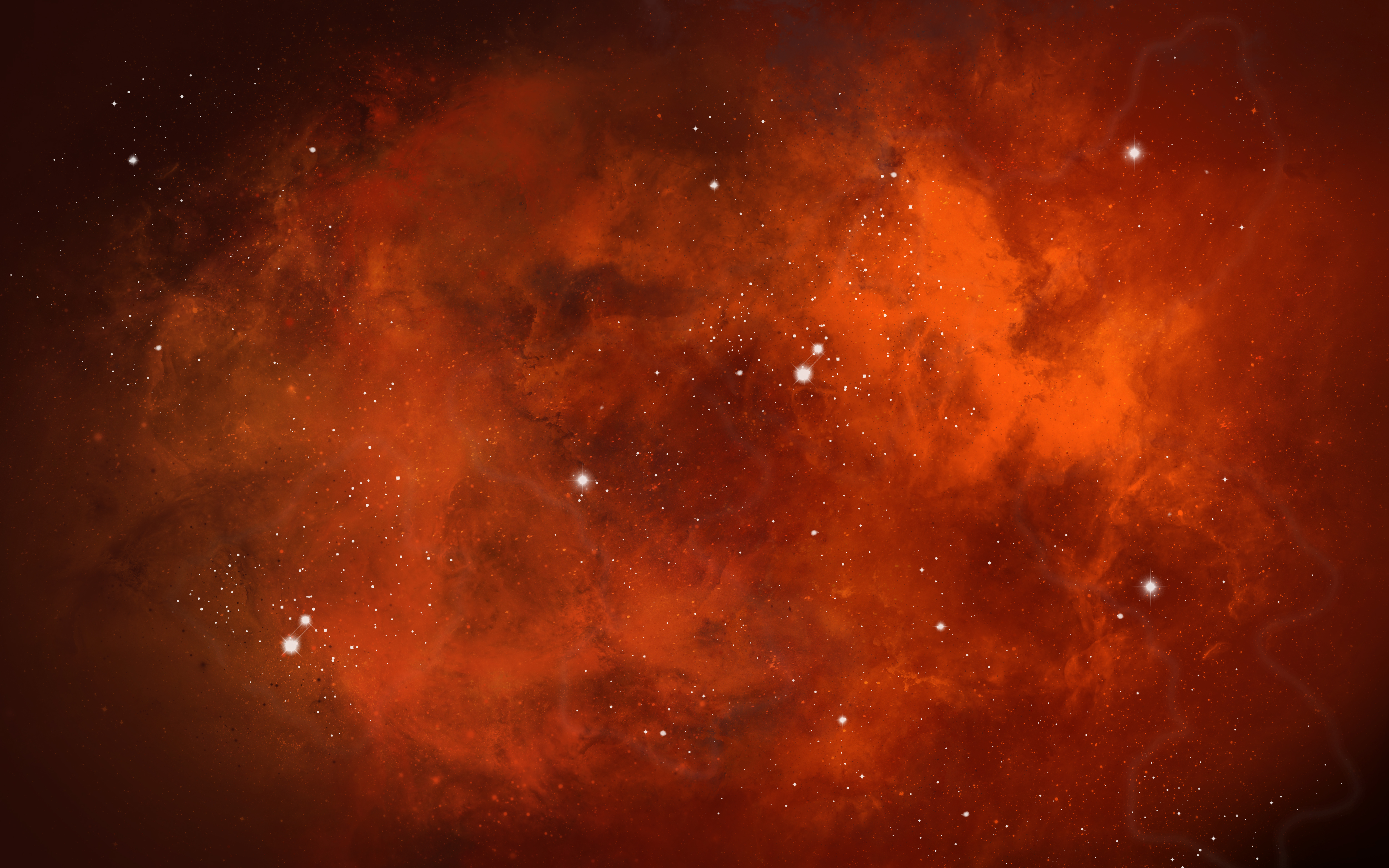 Orange Space Wallpapers