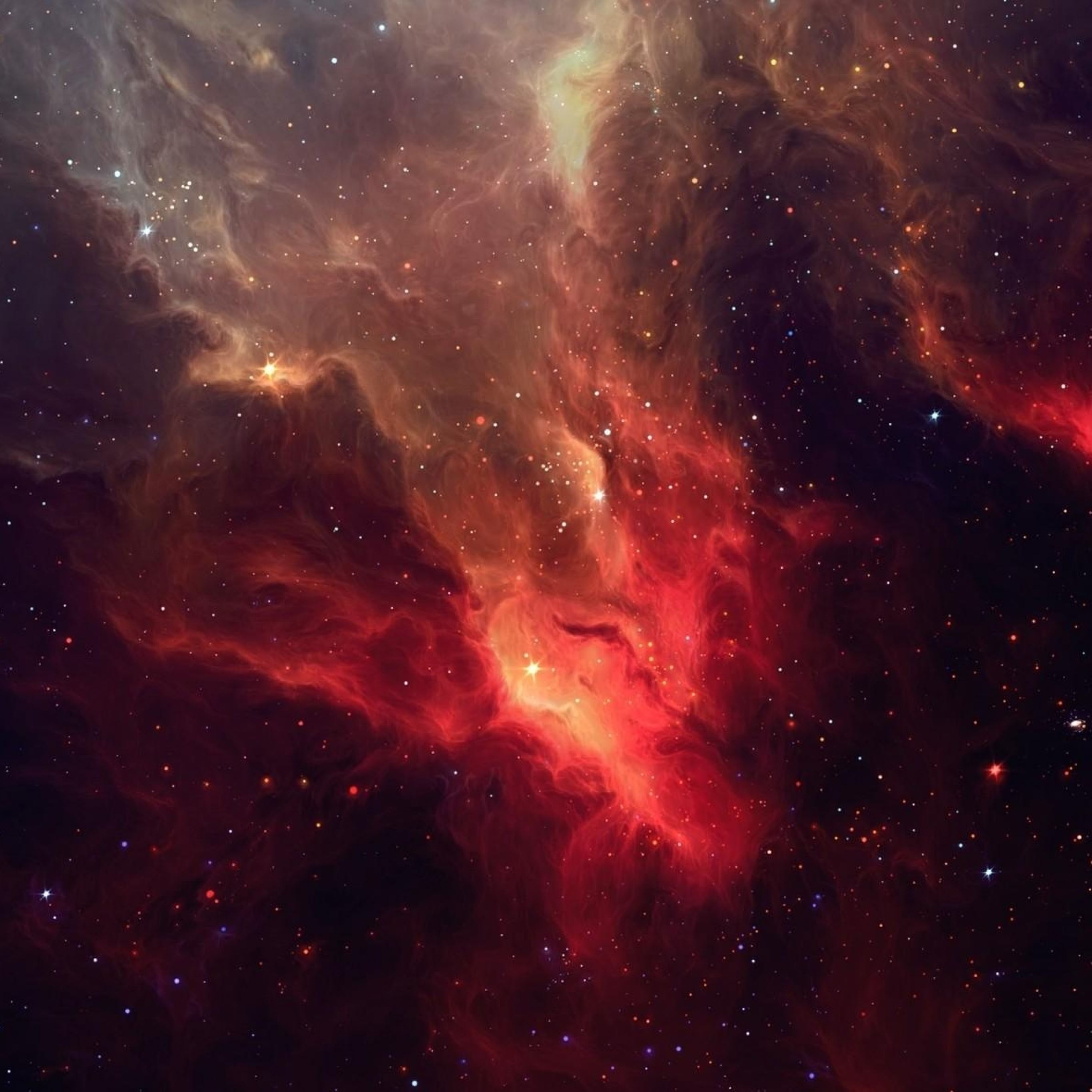 Orange Space Wallpapers