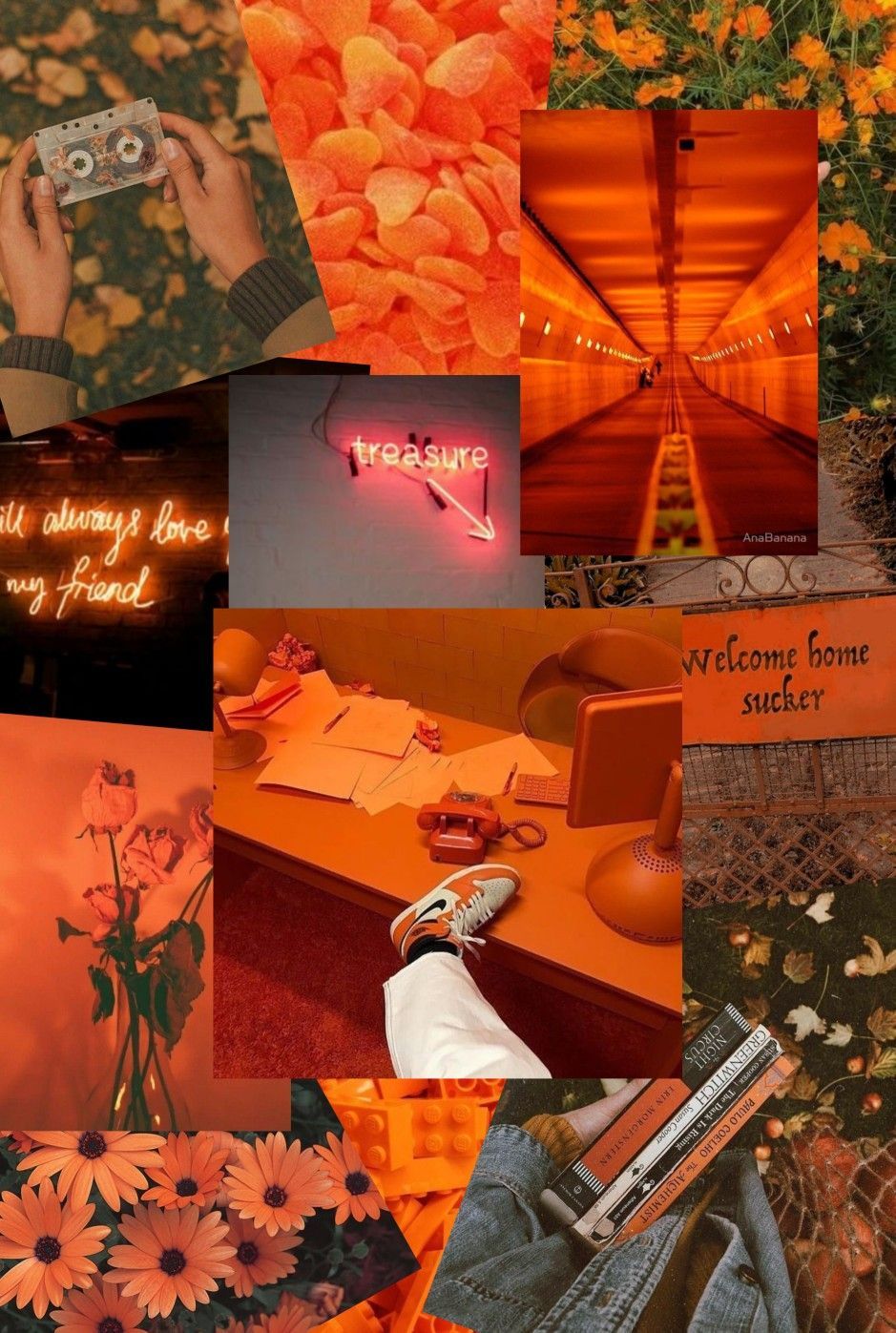 Orange Tumblr Aesthetic Wallpapers