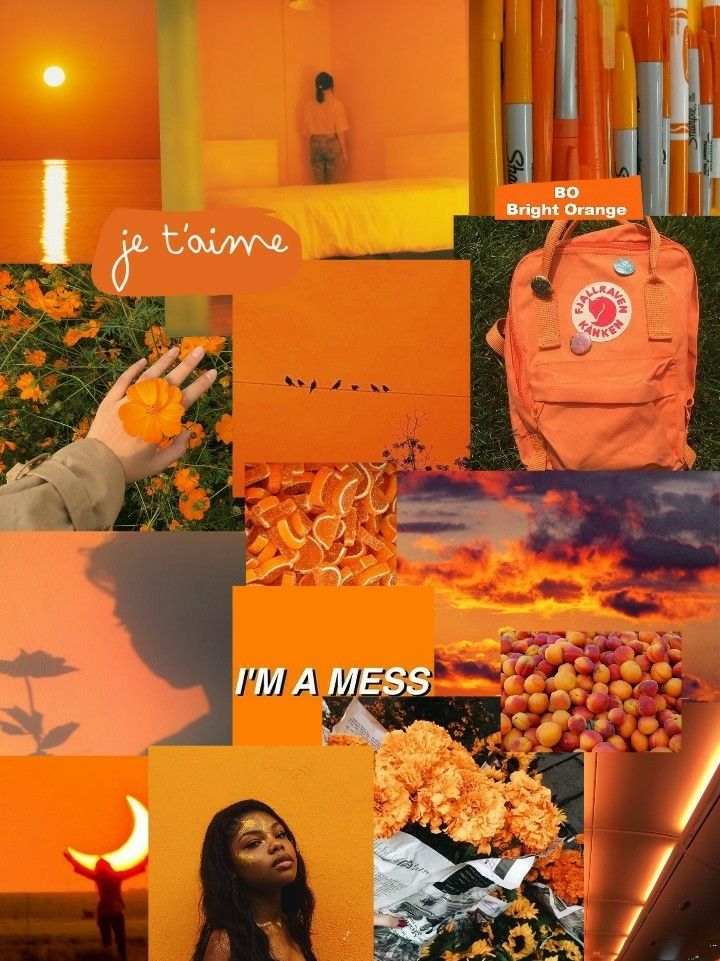 Orange Tumblr Aesthetic Wallpapers