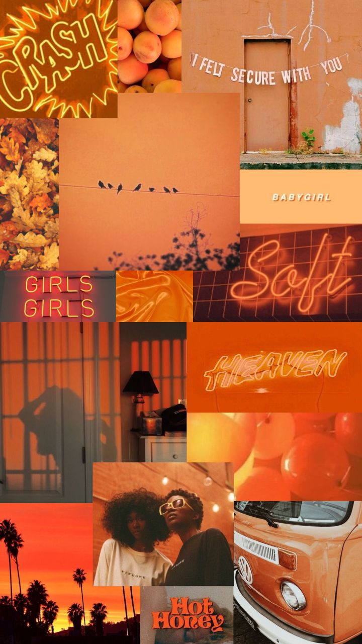 Orange Tumblr Aesthetic Wallpapers