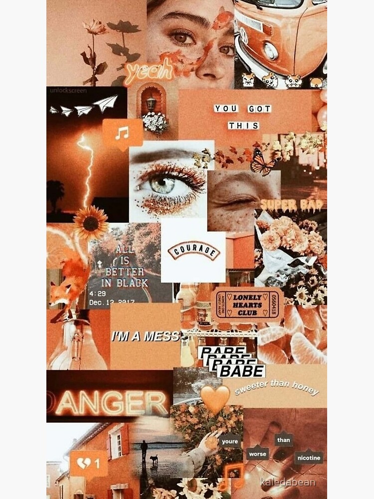 Orange Tumblr Aesthetic Wallpapers