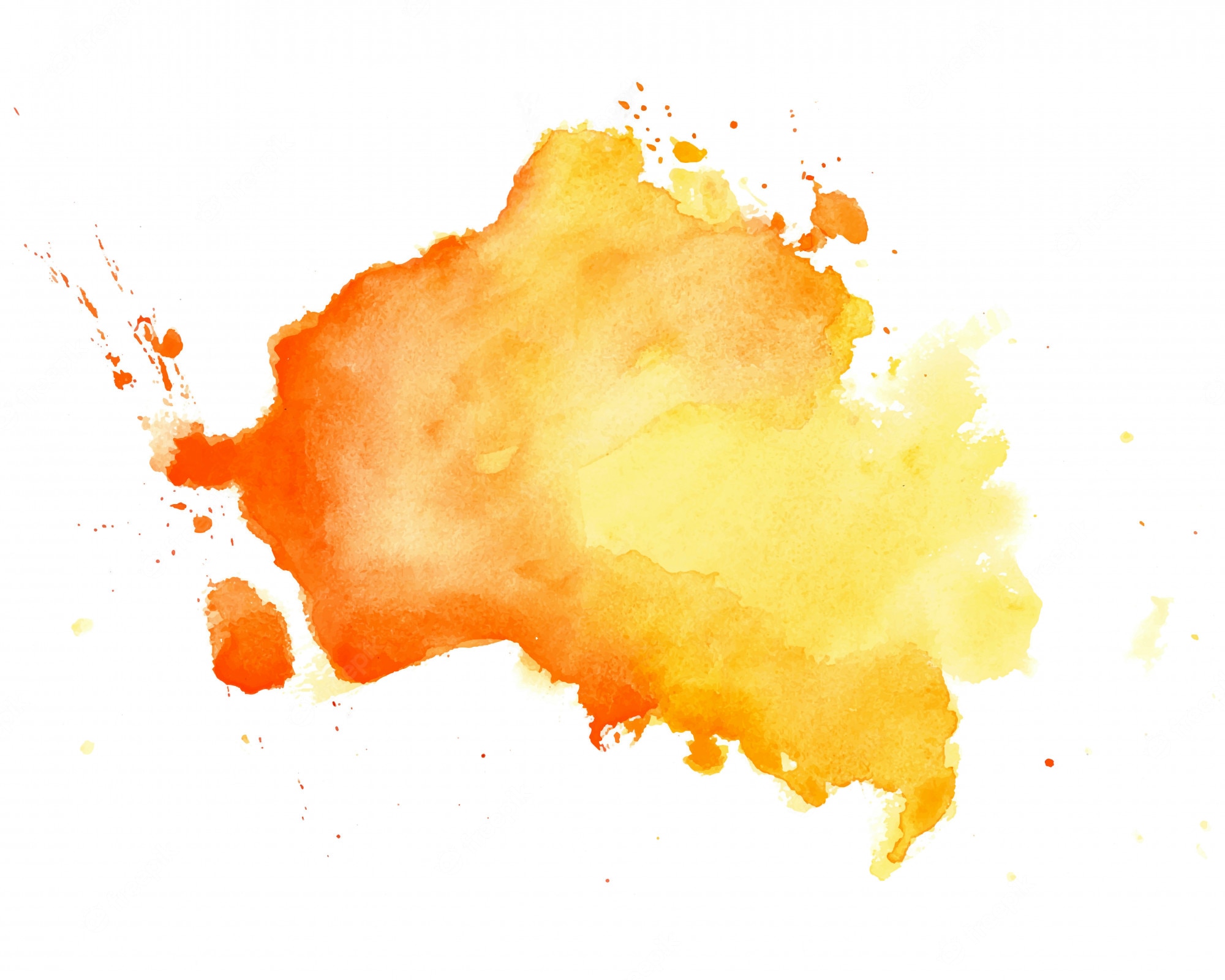 Orange Watercolor Wallpapers