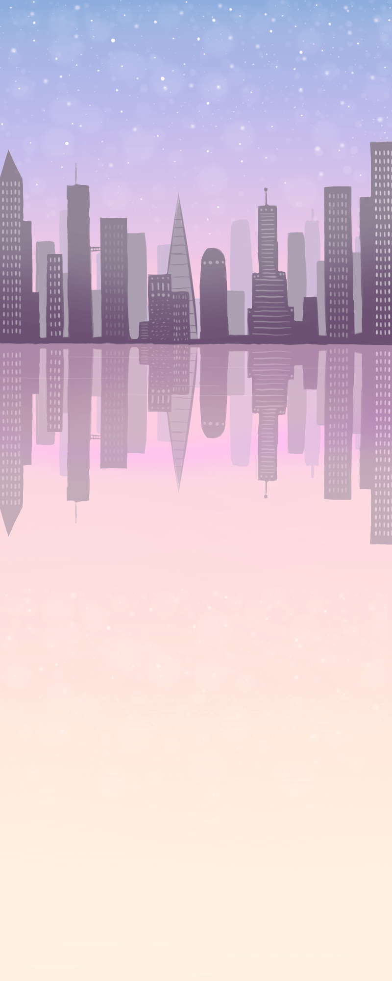 Pastel Aesthetic City Iphone Wallpapers