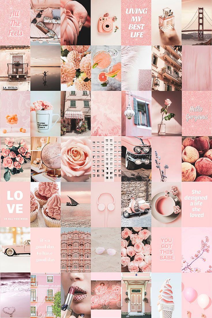 Pastel Aesthetic Collage Wallpapers