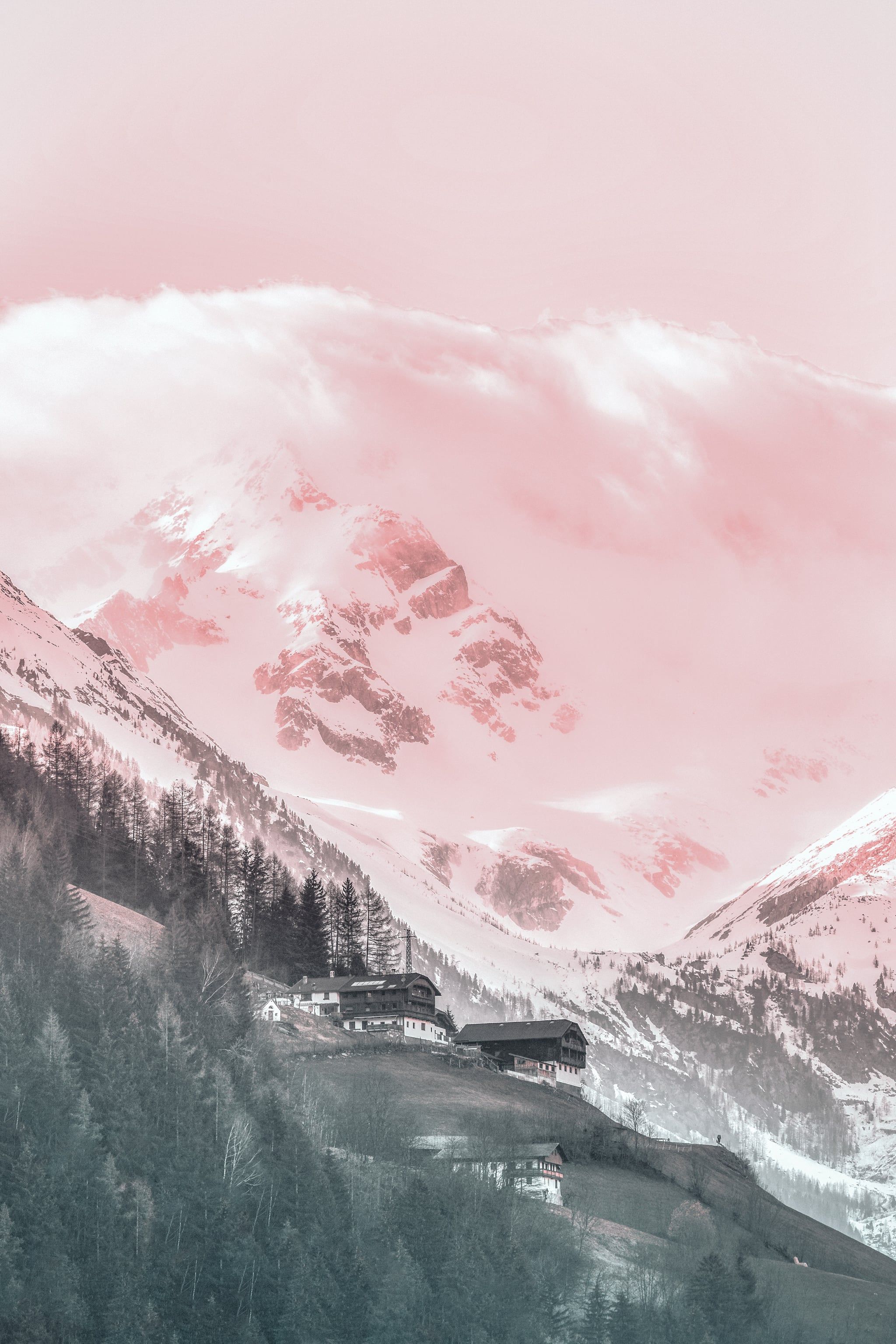 Pastel Aesthetic Mountain Wallpapers