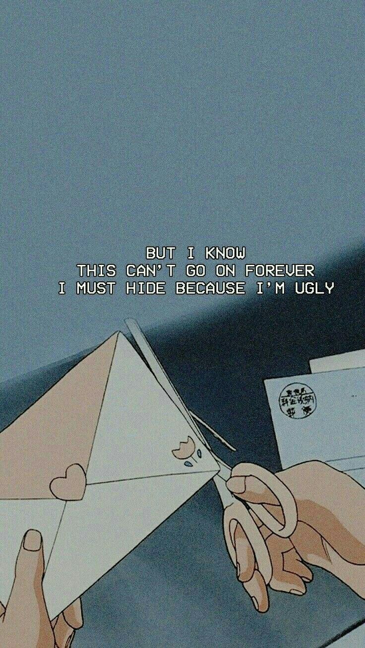 Pastel Anime Aesthetic Quote Wallpapers