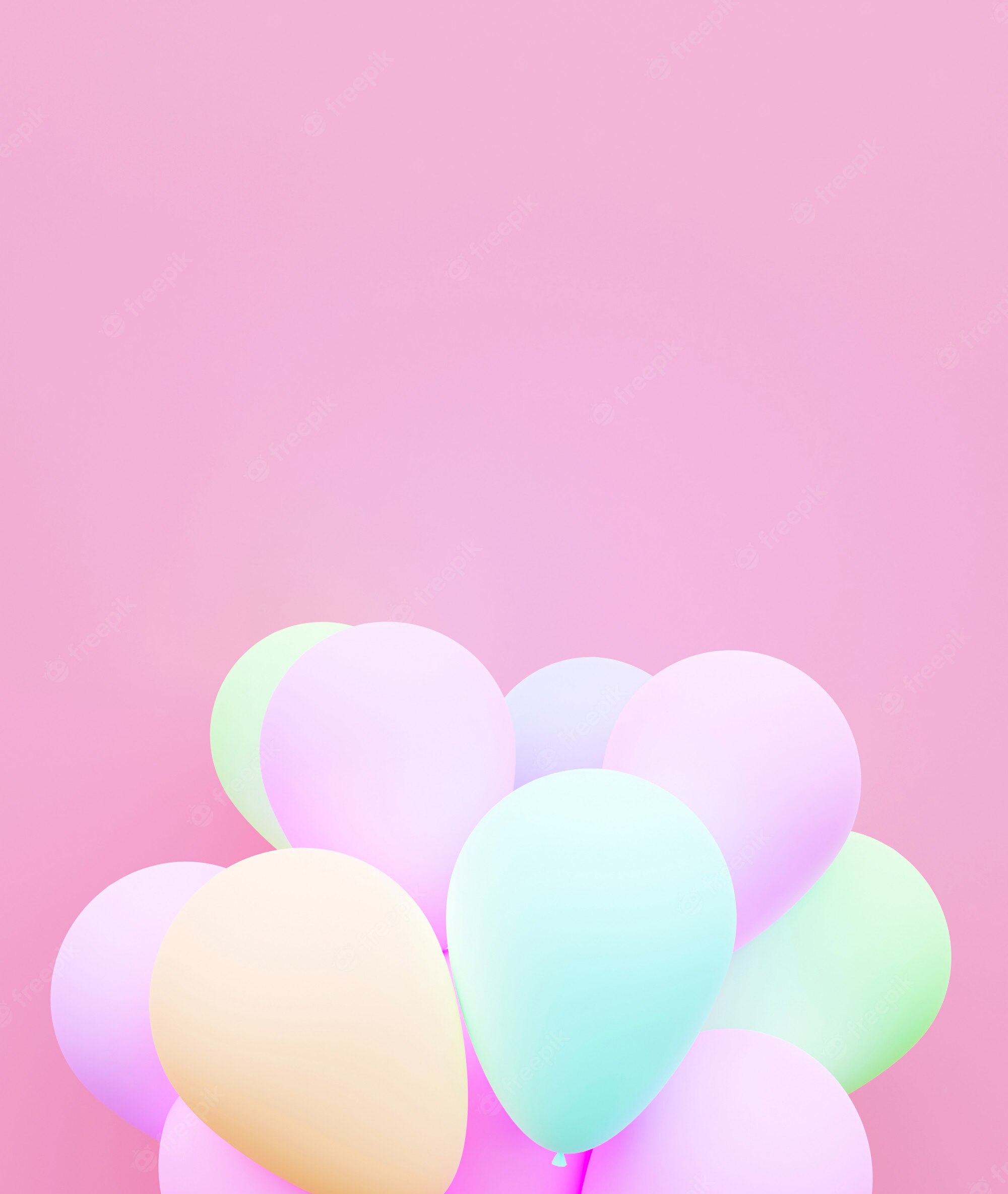 Pastel Balloons Wallpapers