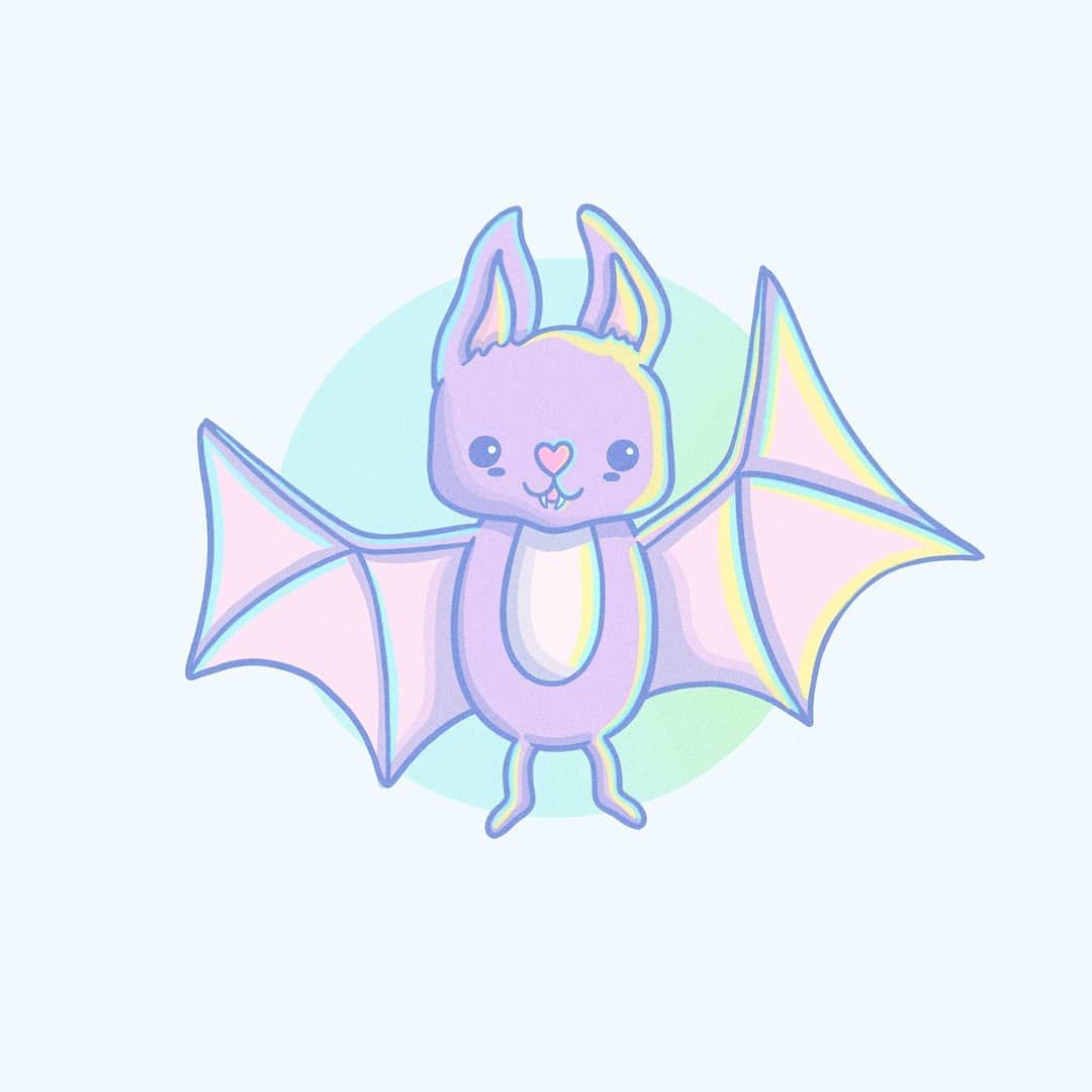 Pastel Bats Wallpapers