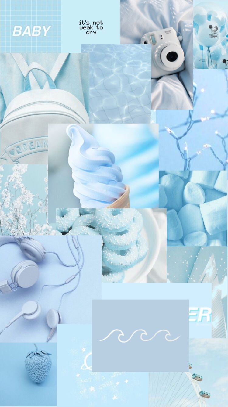 Pastel Blue Aesthetic Iphone Wallpapers