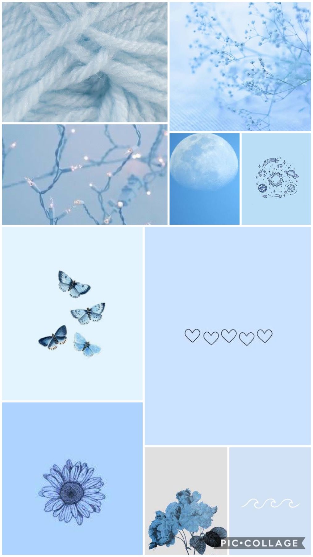 Pastel Blue Aesthetics Wallpapers