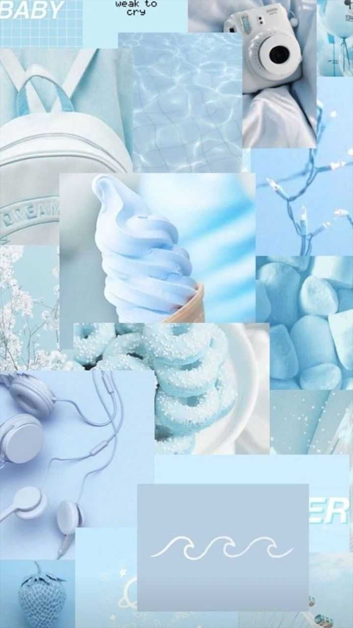 Pastel Blue Aesthetics Wallpapers