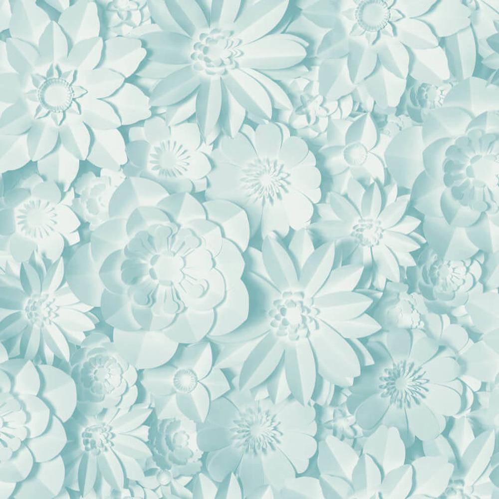 Pastel Blue Flower Wallpapers