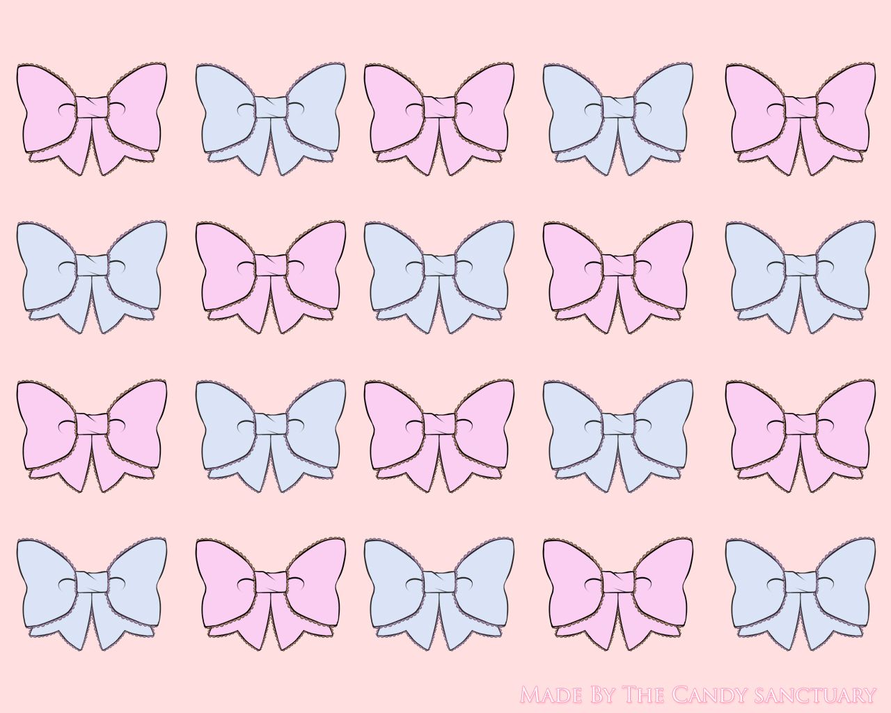 Pastel Bows Wallpapers