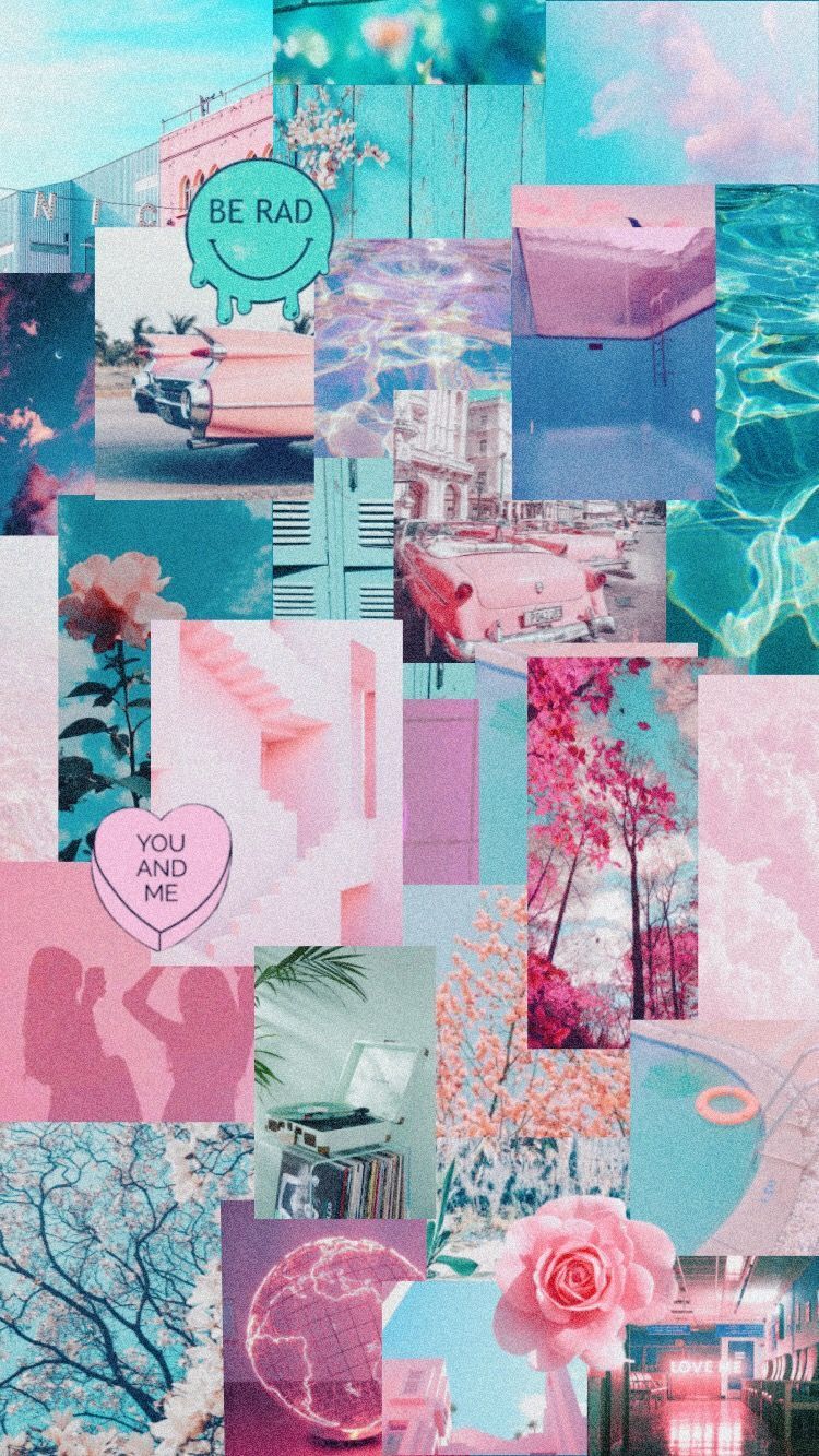 Pastel Collage Wallpapers