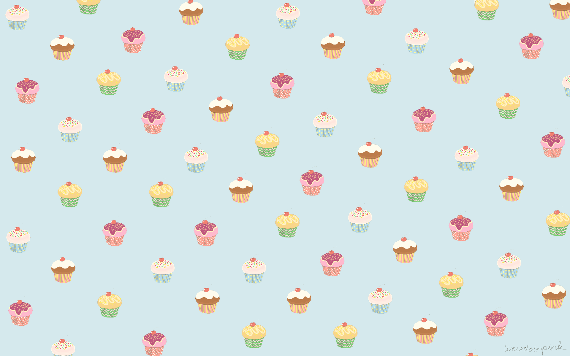 Pastel Cupcake Wallpapers