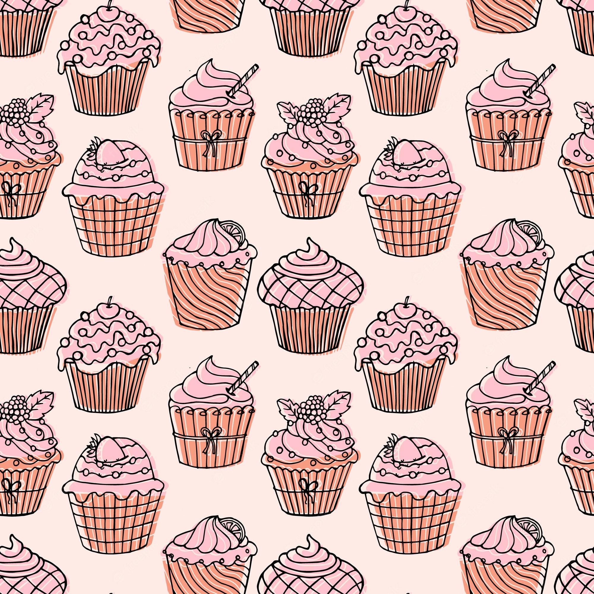 Pastel Cupcake Wallpapers