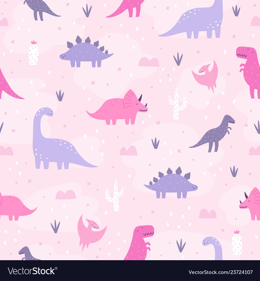 Pastel Dinosaur Wallpapers