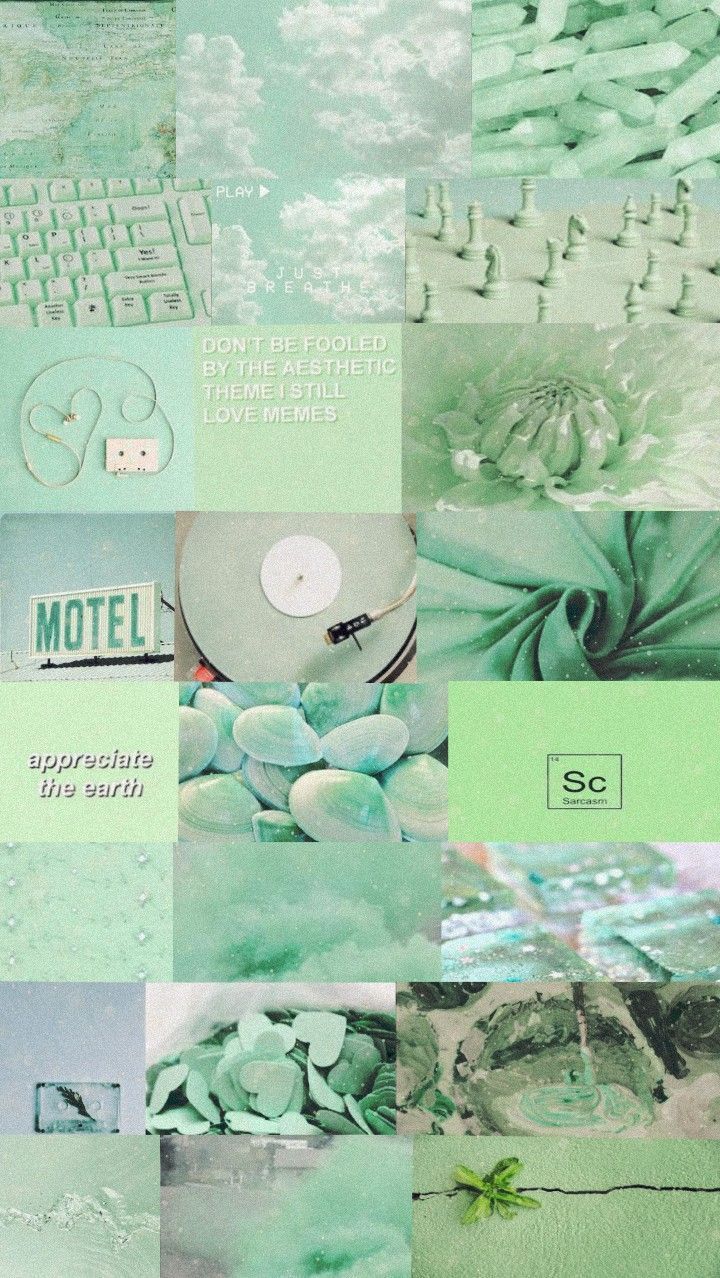 Pastel Green Aesthetic Wallpapers