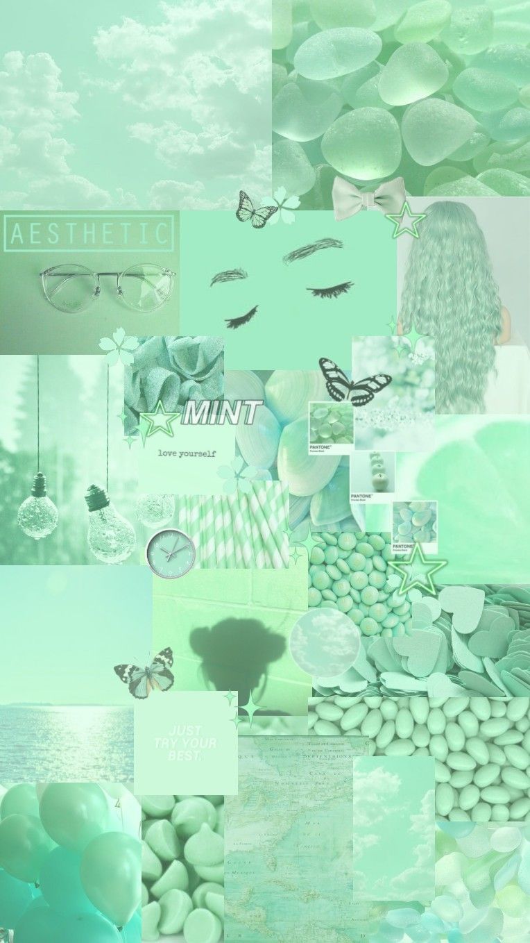 Pastel Green Aesthetic Wallpapers