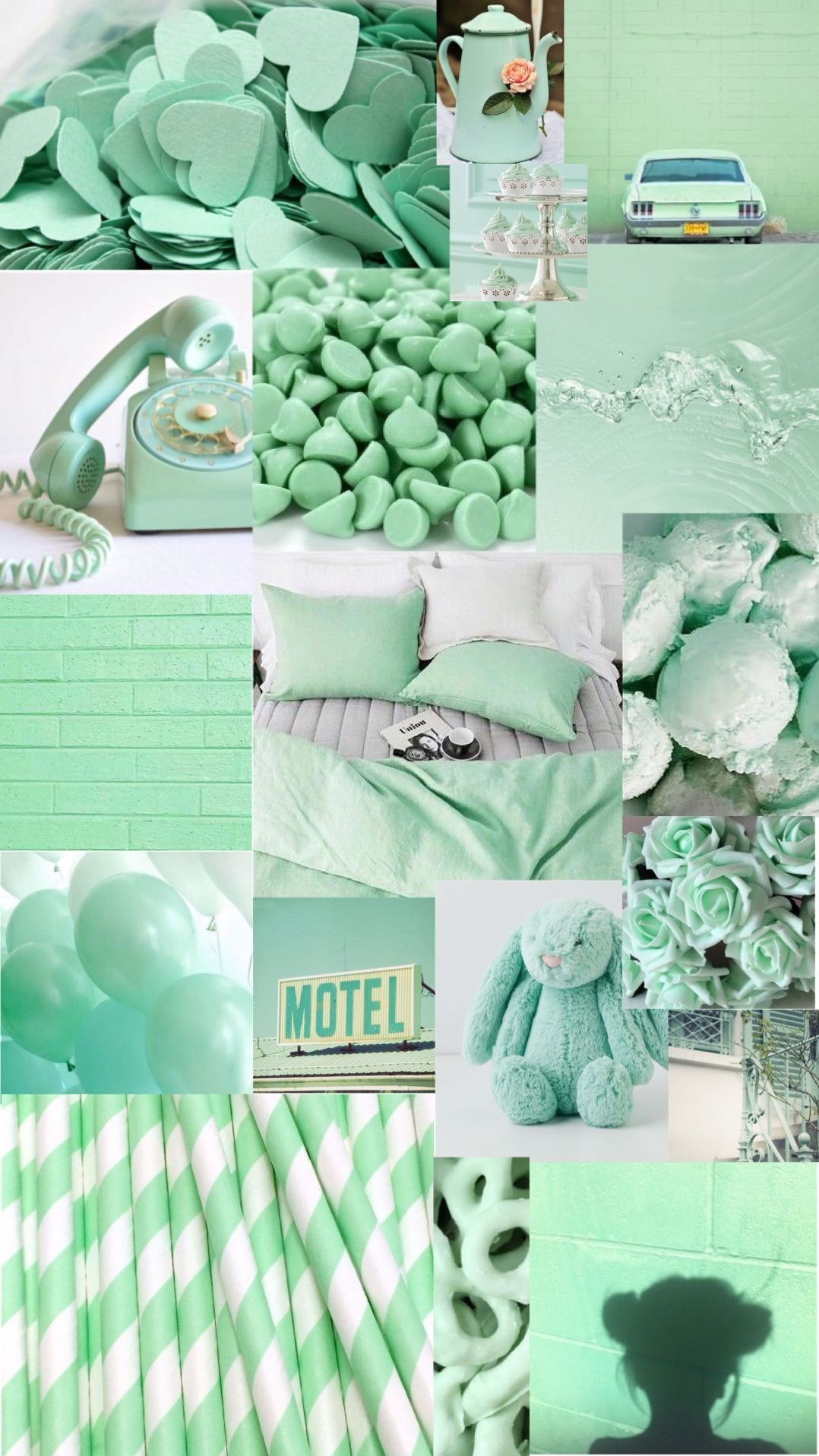 Pastel Green Aesthetic Desktop Wallpapers