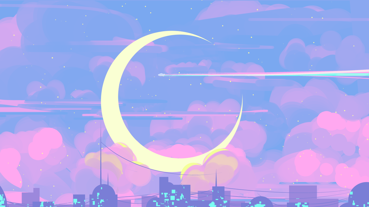 Pastel Moon Wallpapers