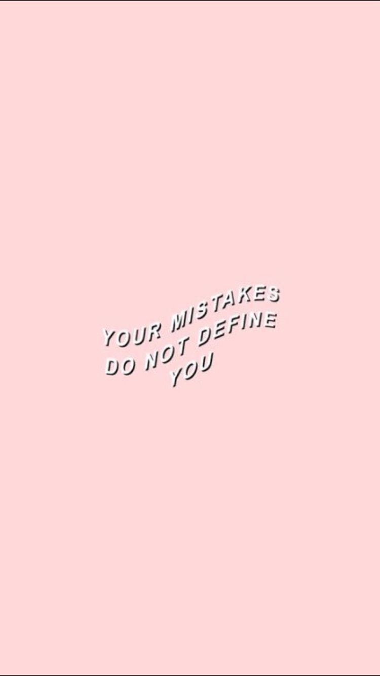 Pastel Pink Aesthetic Quotes Wallpapers