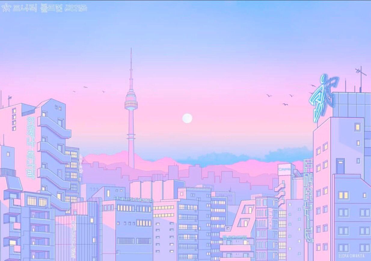 Pastel Pink Anime Wallpapers