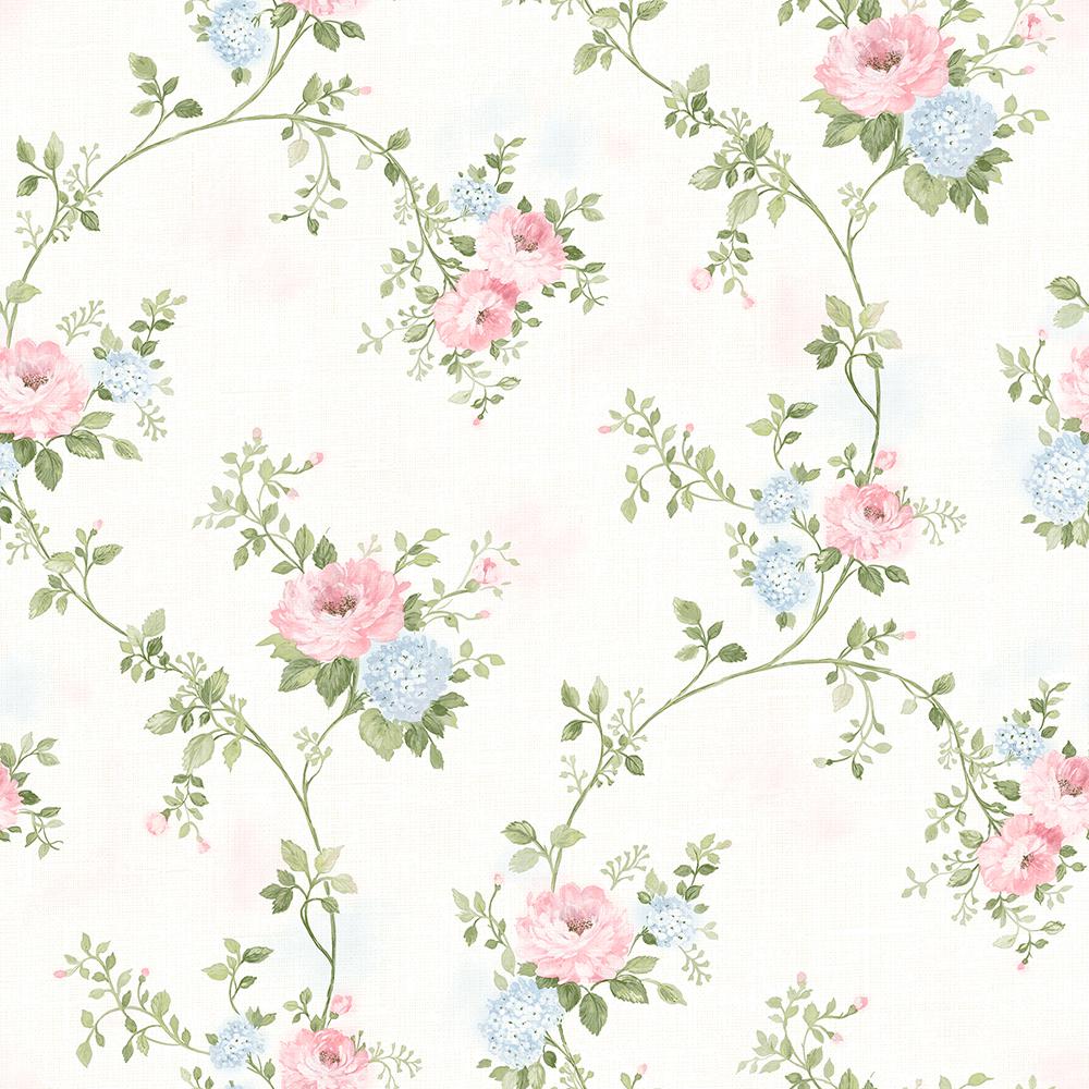 Pastel Pink Floral Wallpapers