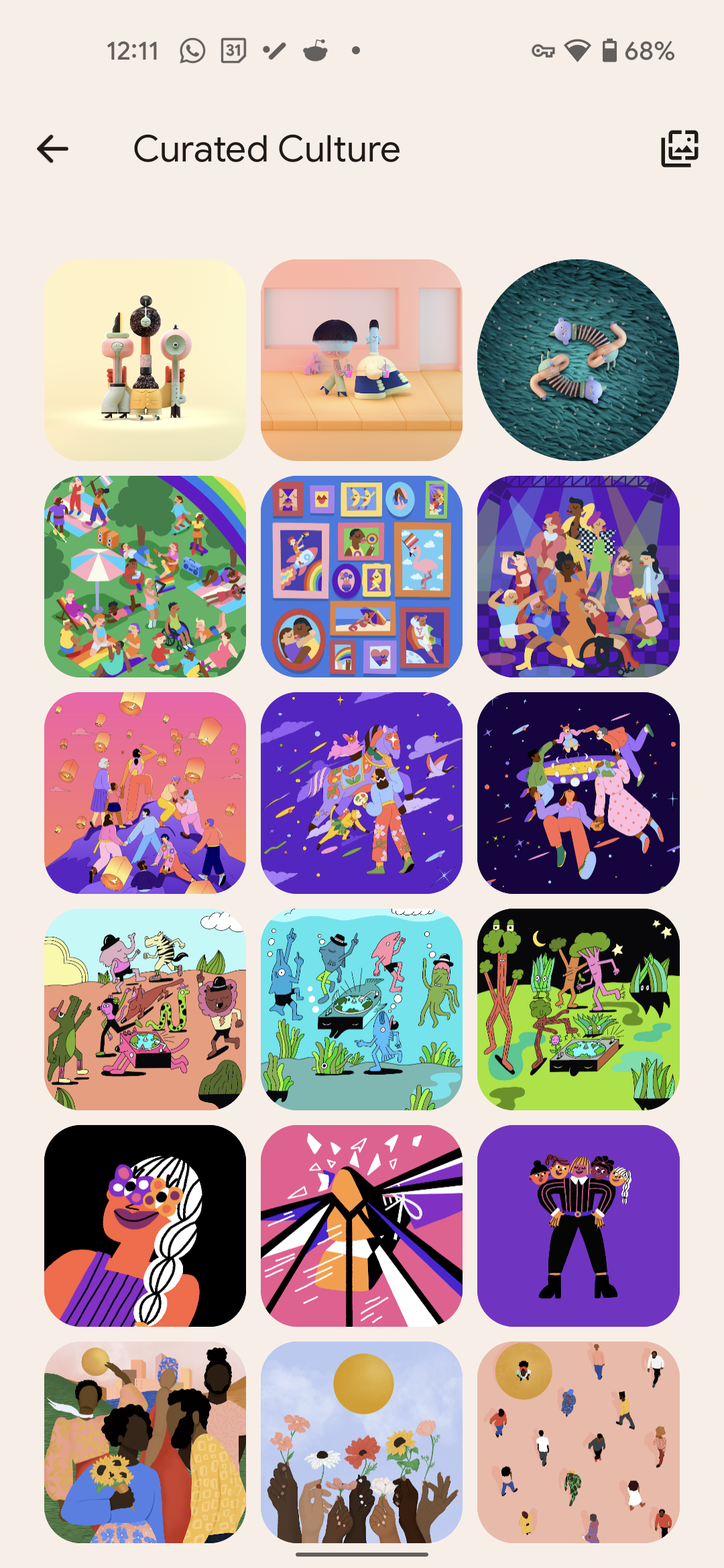 Pastel Pixel Wallpapers