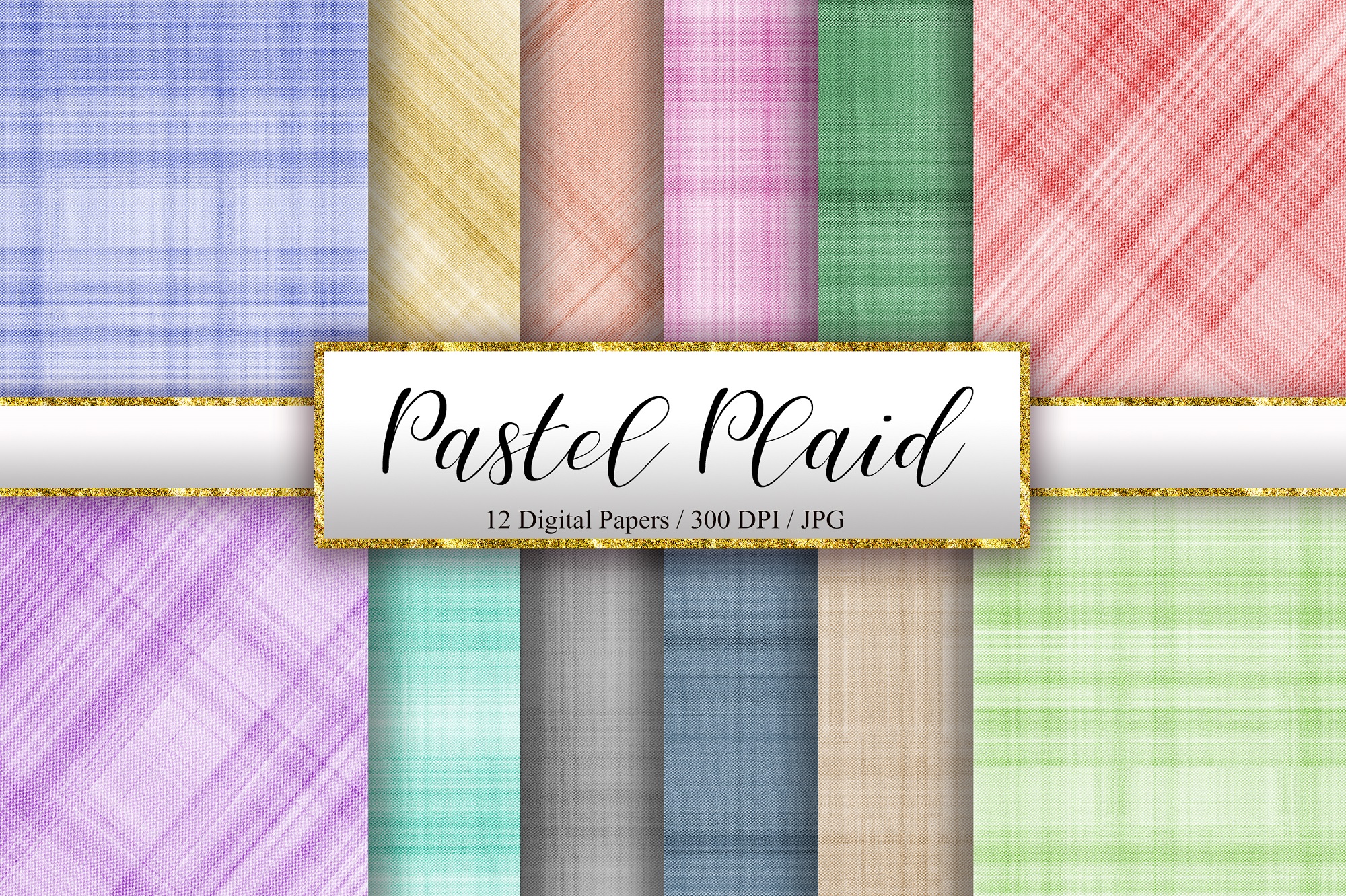 Pastel Plaid Wallpapers