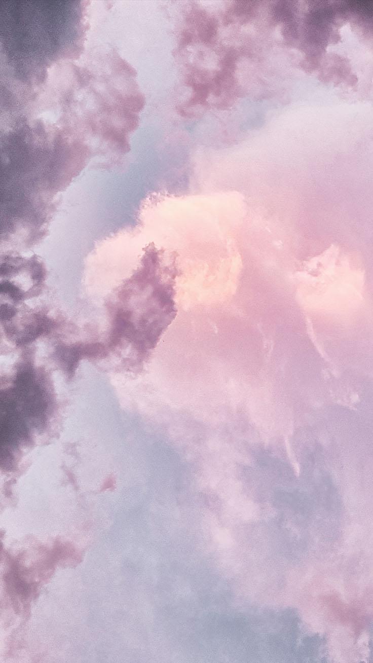 Pastel Purple Clouds Wallpapers