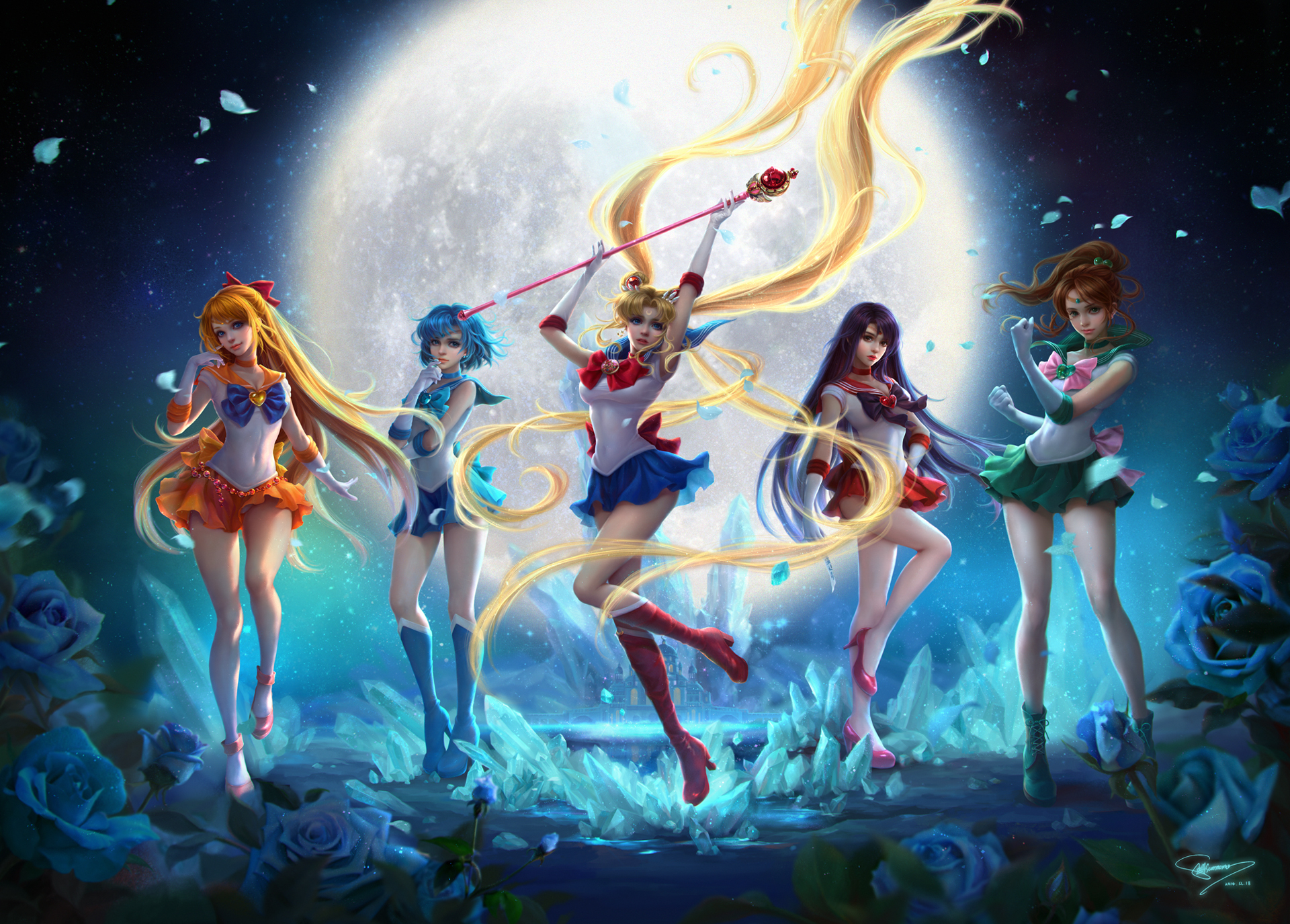 Pastel Sailor Moon Desktop Wallpapers