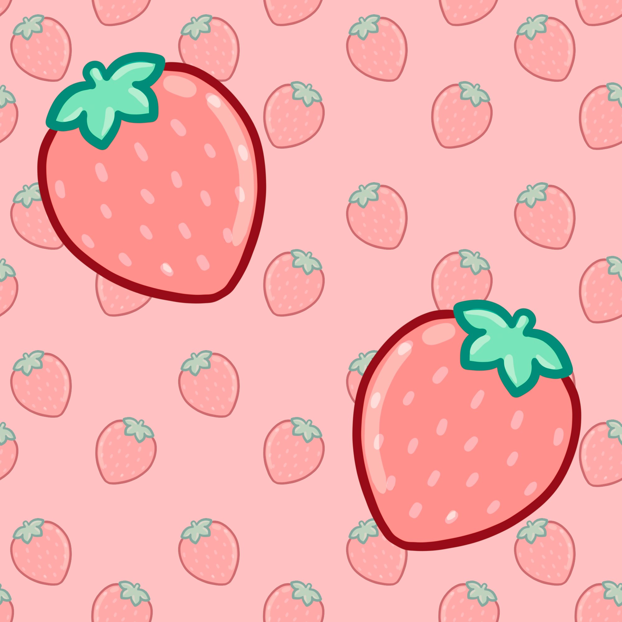 Pastel Strawberry Wallpapers