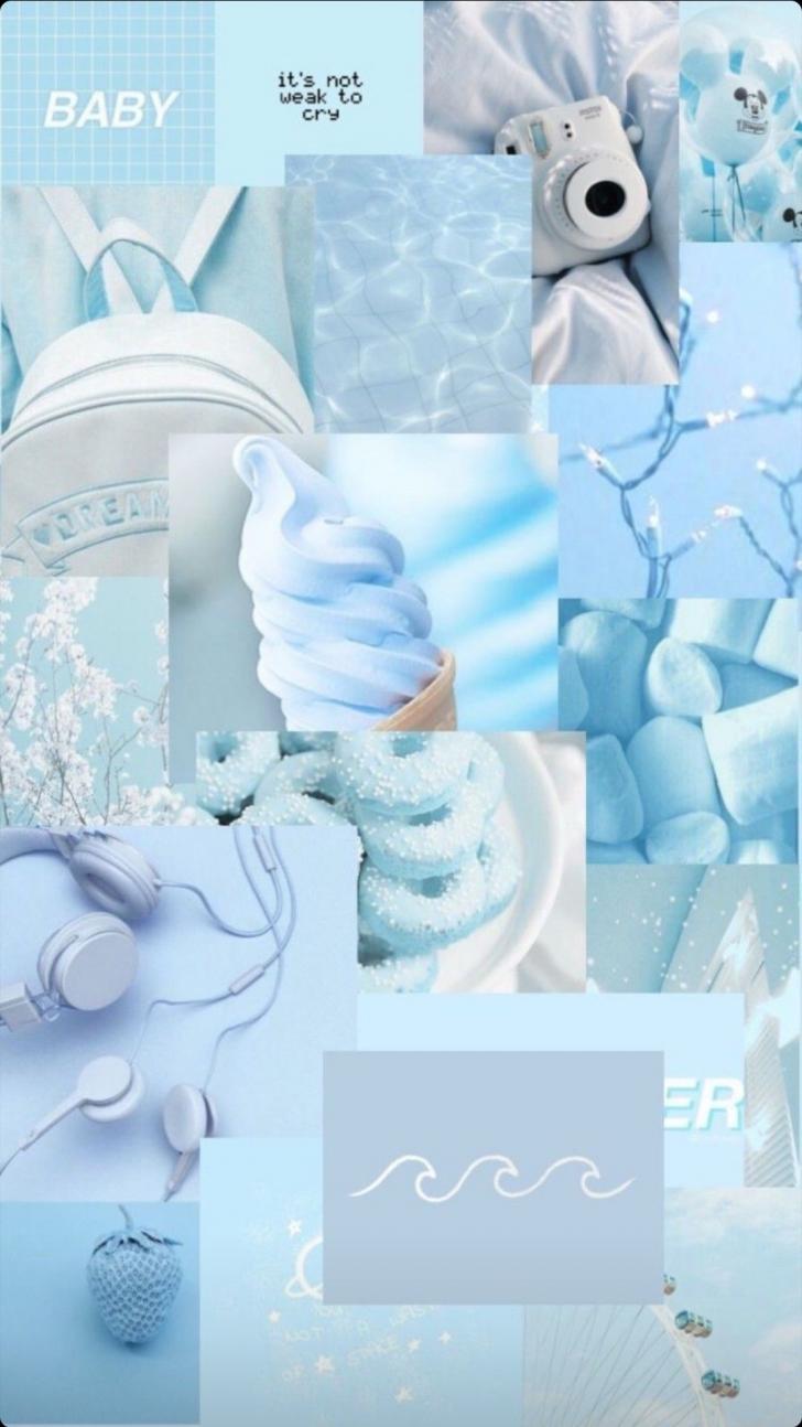 Pastel Vintage Blue Aesthetic Wallpapers