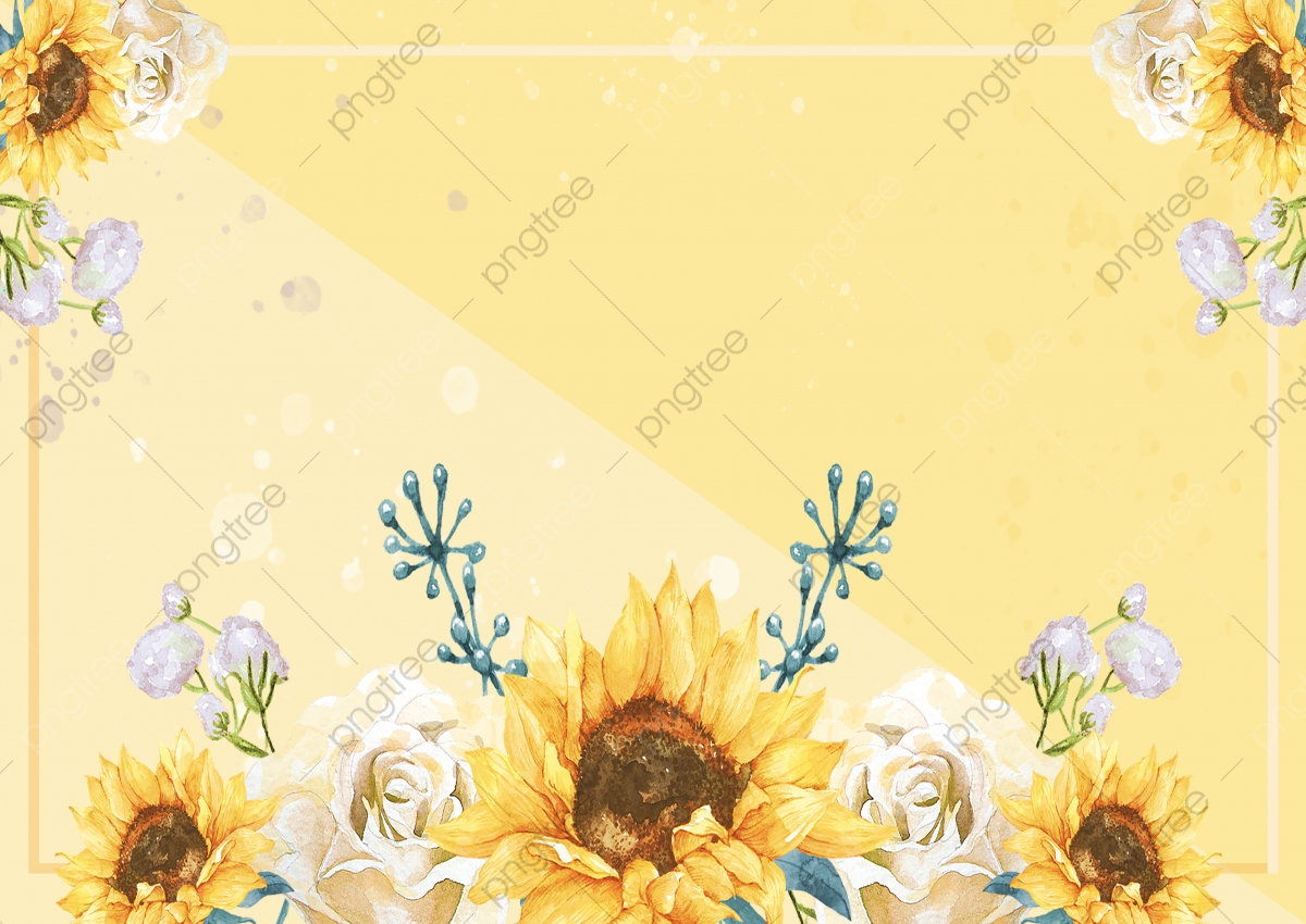 Pastel Yellow Floral Wallpapers