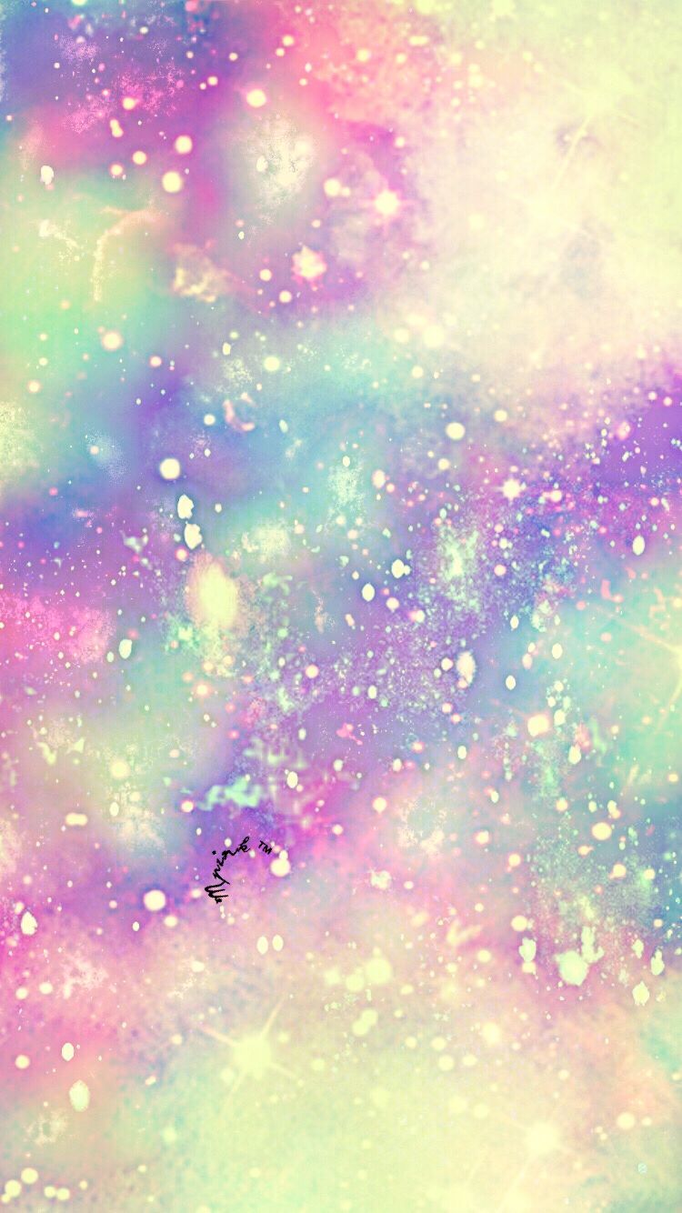 Pastel Yellow Galaxy Wallpapers