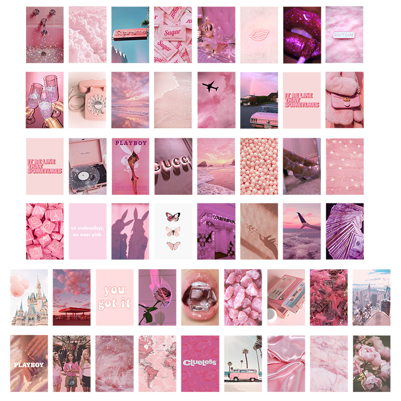 Pink Aesthetic Collage Wallpapers